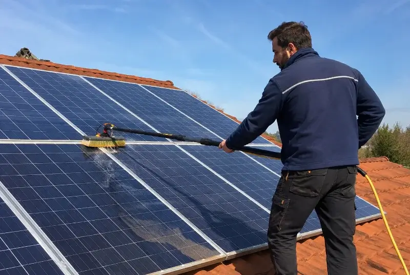 Nettoyage et entretien de panneaux solaires à Optevoz
